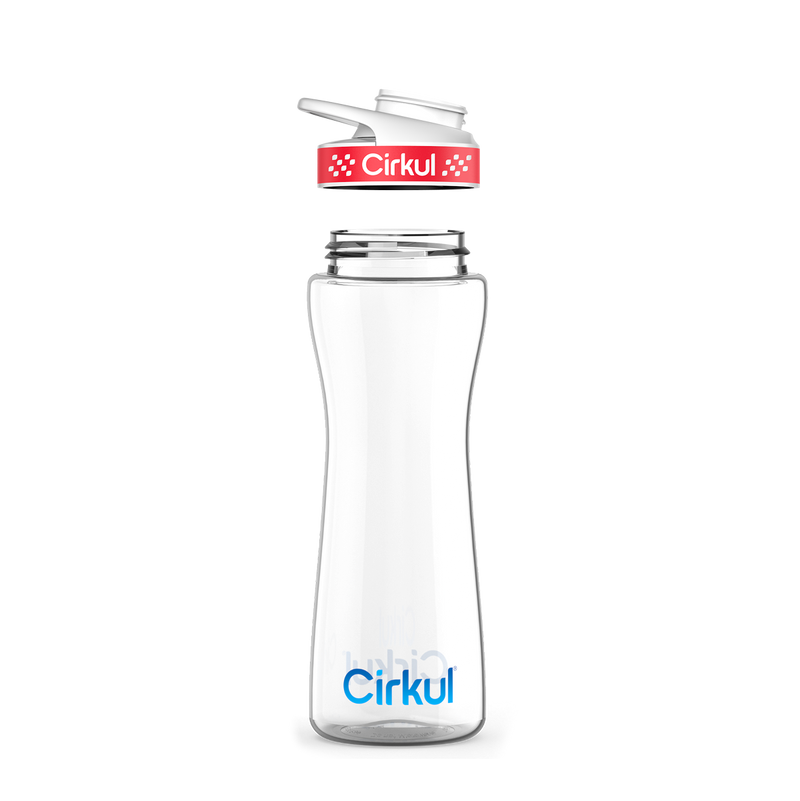 22oz. Plastic Bottle & Comfort Grip Lid O4PD