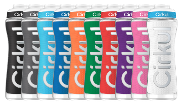 22oz. Grip Squeeze Plastic Bottle & Sport Lid X89D