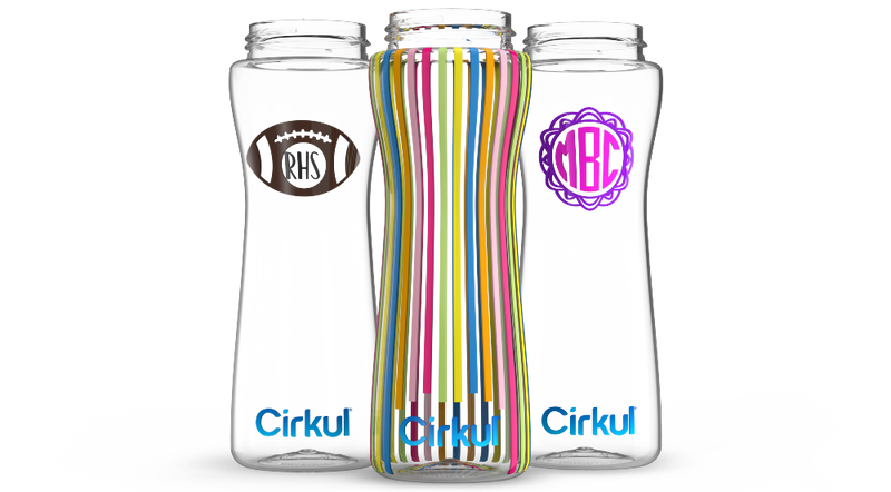 Custom 22oz. Plastic Bottle & Comfort Grip Lid YL7Z
