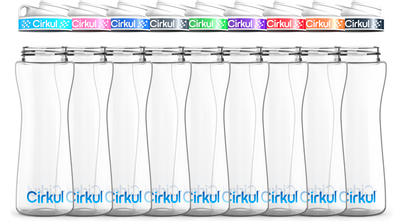 Custom 22oz. Plastic Bottle & Comfort Grip Lid YL7Z