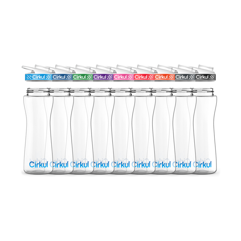22oz. Plastic Bottle & Comfort Grip Lid O4PD