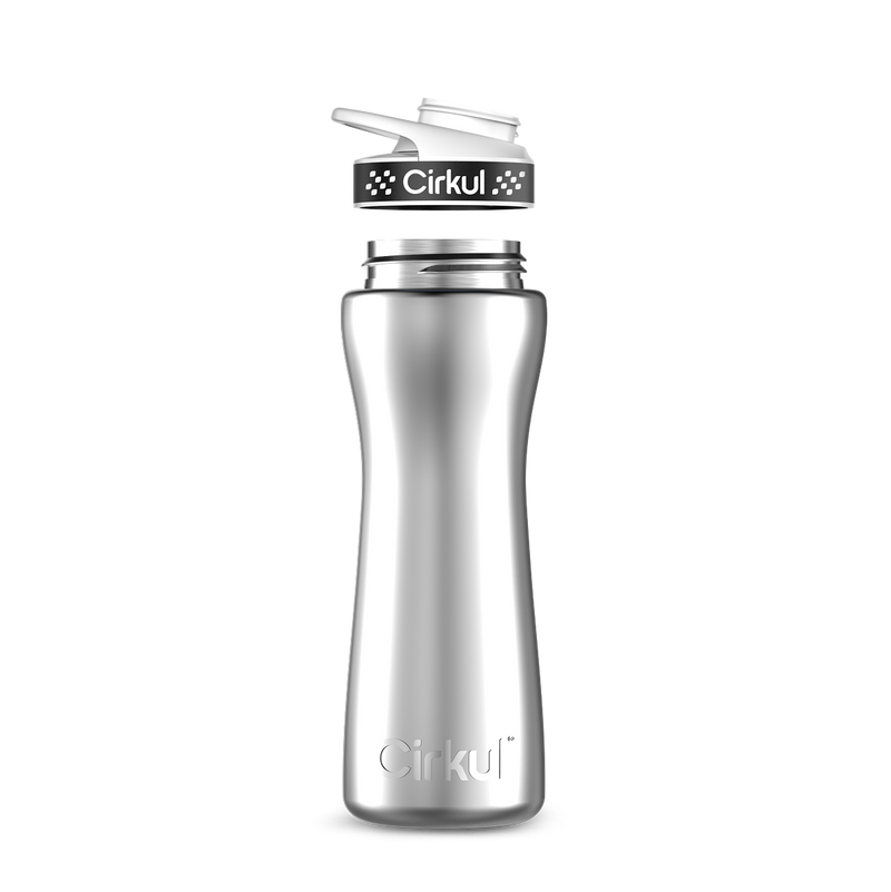 22oz. Stainless Steel Bottle & Comfort Grip Lid 9JG6