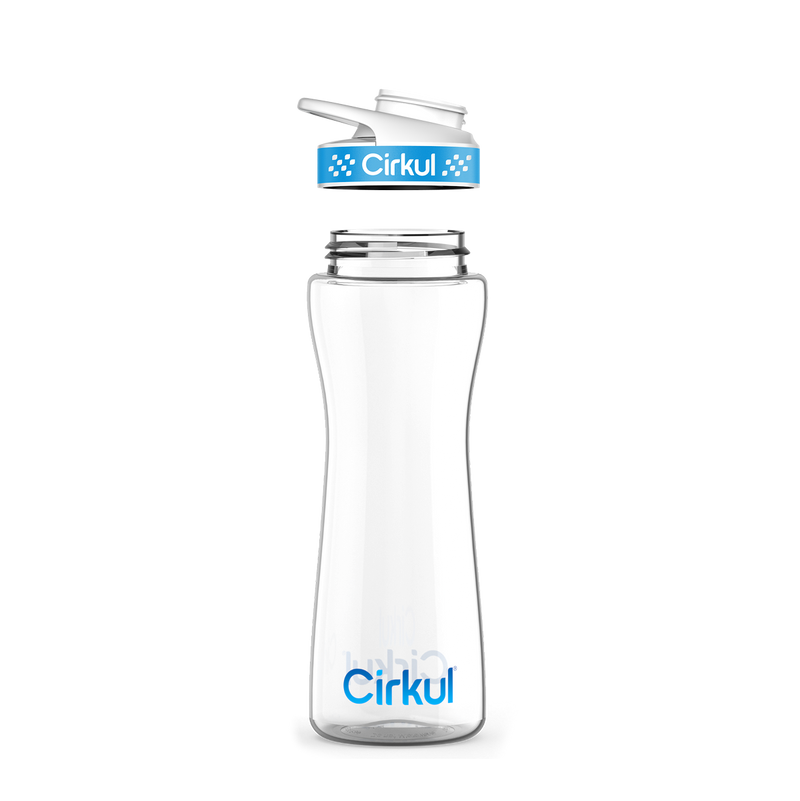 22oz. Plastic Bottle & Comfort Grip Lid O4PD