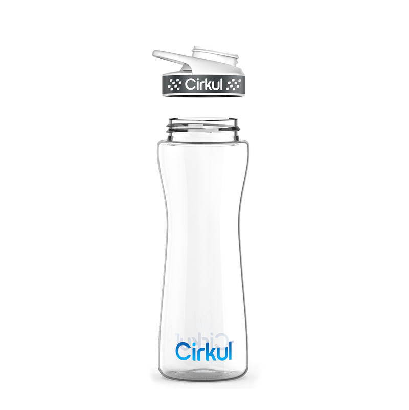22oz. Plastic Bottle & Comfort Grip Lid O4PD