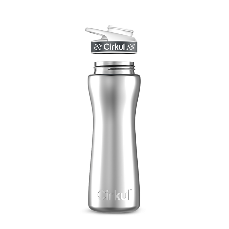 22oz. Stainless Steel Bottle & Comfort Grip Lid 9JG6