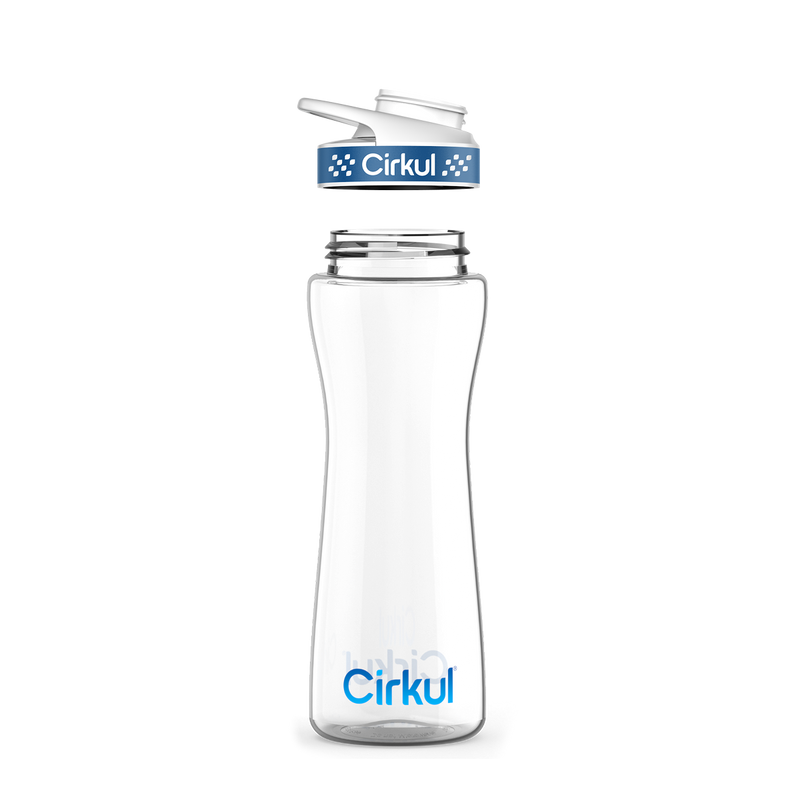 22oz. Plastic Bottle & Comfort Grip Lid O4PD