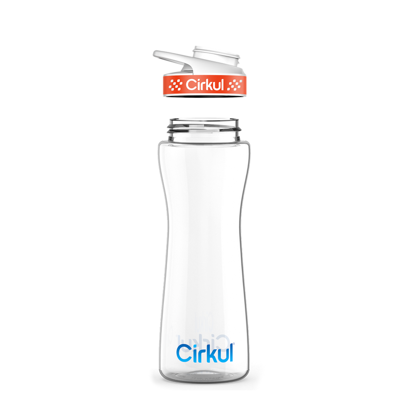 22oz. Plastic Bottle & Comfort Grip Lid O4PD