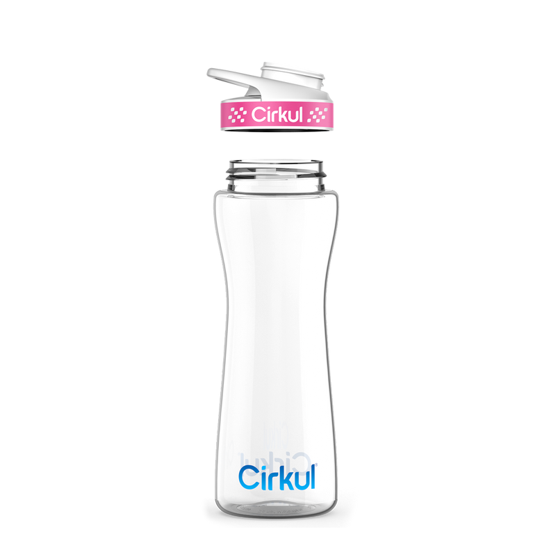22oz. Plastic Bottle & Comfort Grip Lid O4PD