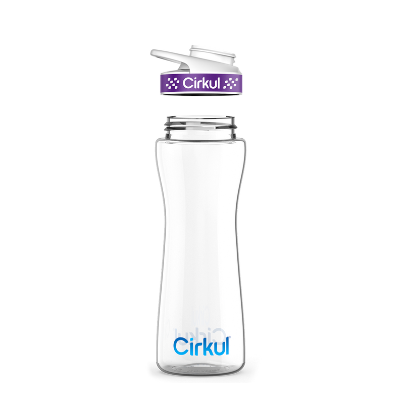 22oz. Plastic Bottle & Comfort Grip Lid O4PD