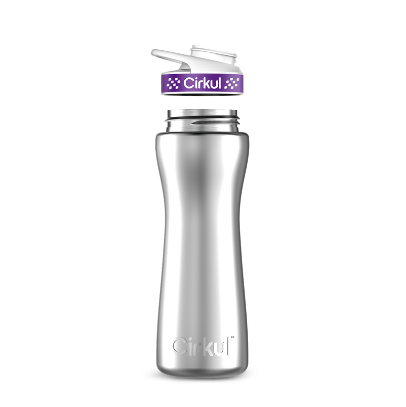 22oz. Stainless Steel Bottle & Comfort Grip Lid 9JG6