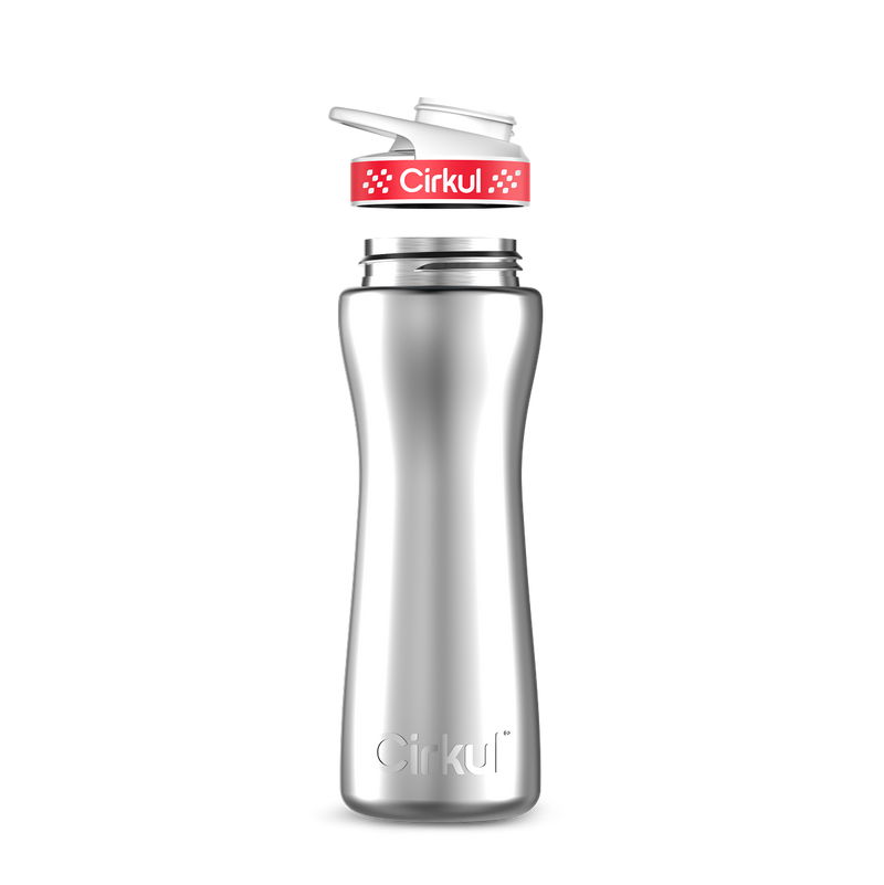 22oz. Stainless Steel Bottle & Comfort Grip Lid 9JG6
