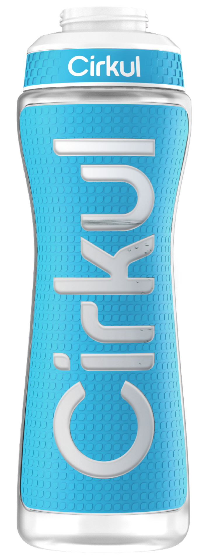 22oz. Grip Squeeze Plastic Bottle & Sport Lid X89D