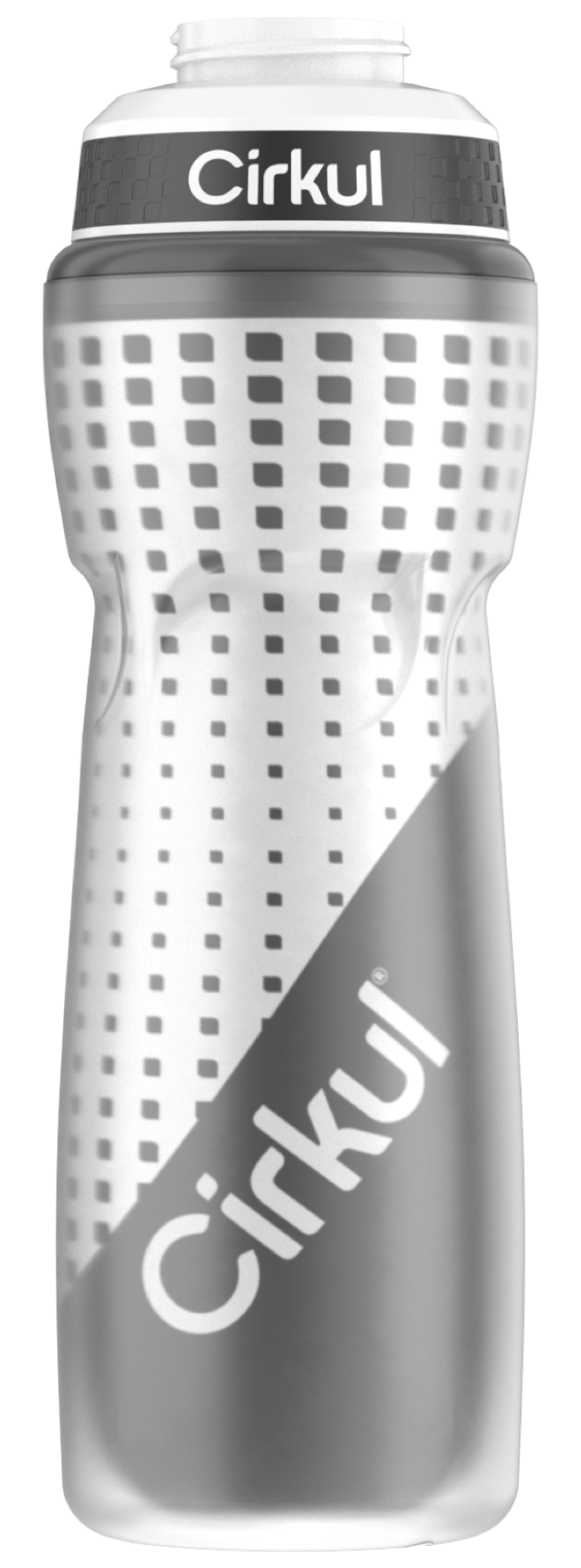 22oz. Insulated Squeeze Plastic Bottle & Sport Lid S0MK