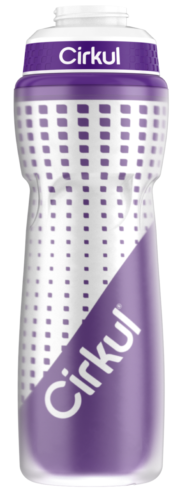 22oz. Insulated Squeeze Plastic Bottle & Sport Lid S0MK
