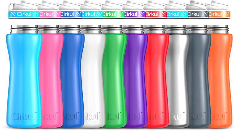 Custom 22oz. Stainless Steel Bottle & Comfort Grip Lid FGCQ