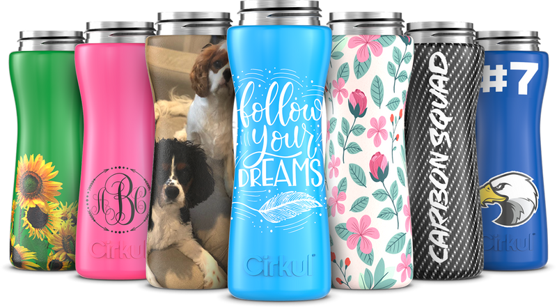 Custom 22oz. Stainless Steel Bottle & Comfort Grip Lid FGCQ