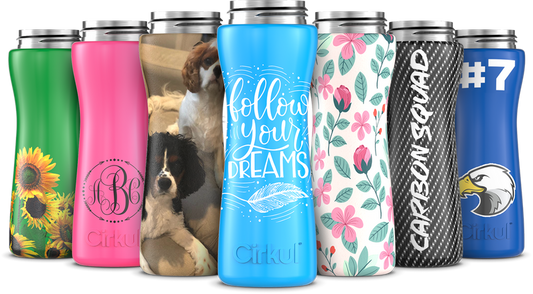 Custom 22oz. Stainless Steel Bottle & Comfort Grip Lid FGCQ