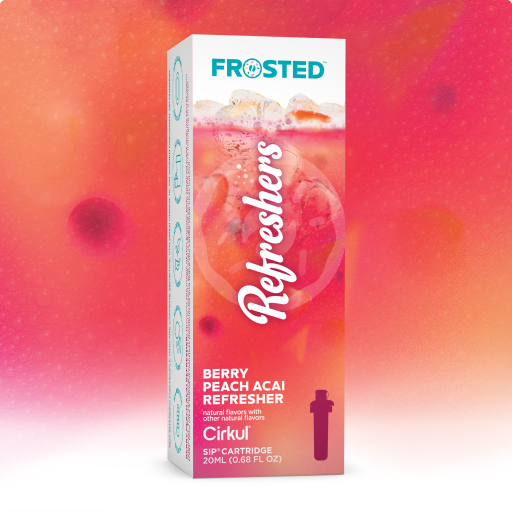 Frosted Berry Peach Acai Refresher ILUS