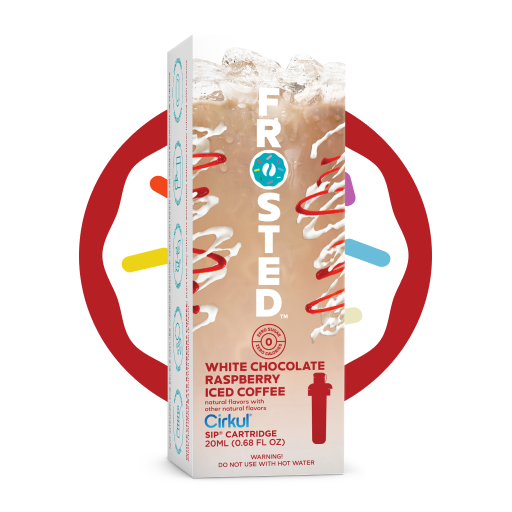 Frosted White Chocolate Raspberry Iced Coffee SVQ3